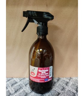 VAPORISATEUR SPRAY EN VERRE AMBRÉ 500ML