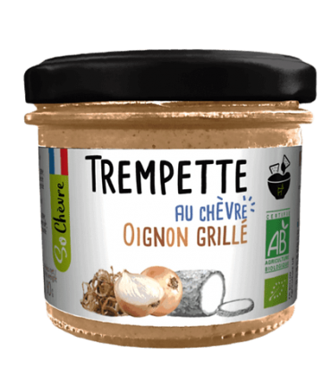TREMPETTE AU CHÈVRE OIGNON GRILLÉ 90G