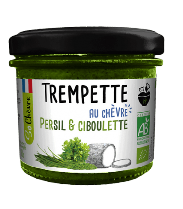 TREMPETTE AU CHÈVRE PERSIL&CIBOULETTE 90G