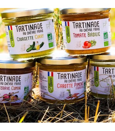 TREMPETTE AU CHÈVRE OIGNON GRILLÉ 90G