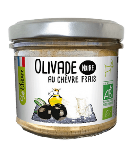 OLIVADE NOIRE AU CHÈVRE 90G