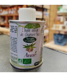 HUILE VIERGE DE CHANVRE BIO 100ML