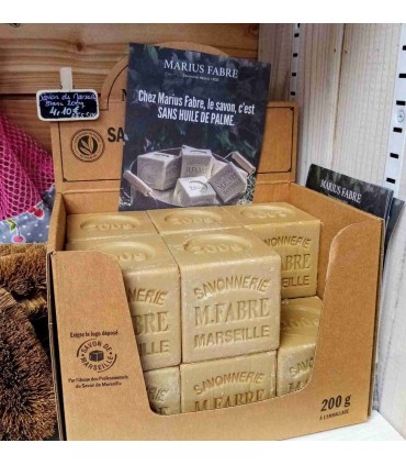 SAVON DE MARSEILLE BLANC 200G