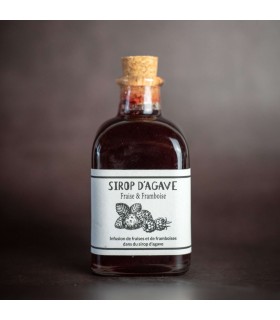 SIROP D'AGAVE FRAISE & FRAMBOISE 100ML