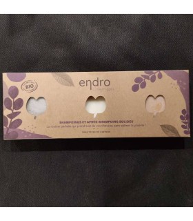 COFFRET TRIO SHAMPOING SOLIDE ENDRO