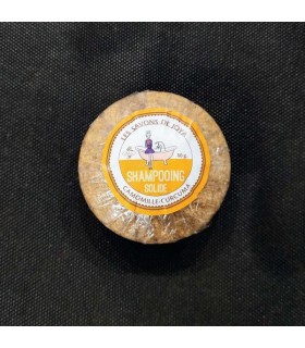 SHAMPOING SOLIDE CAMOMILLE/CURCUMA CH BLONDS/CHATAINS 80G (HE)