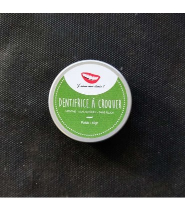 DENTIFRICE À CROQUER AVEC BOÎTE 120PAST J'AIME MES DENTS