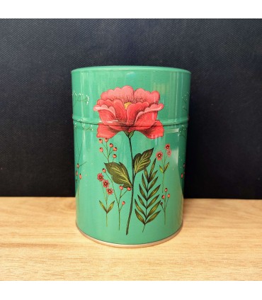 BOITE  LUXE  "FLEUR  ROUGE"