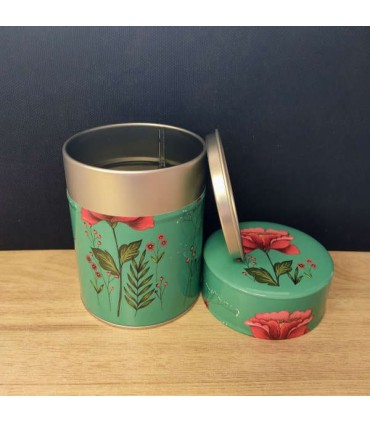 BOITE  LUXE  "FLEUR  ROUGE"