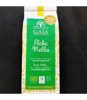 THÉ VERT PÊCHE MELBA 100G SACHET