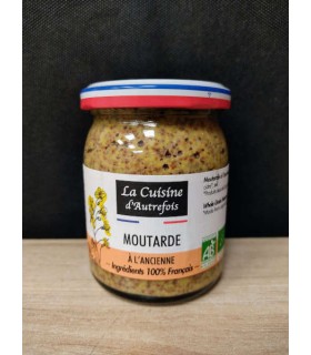 MOUTARDE À L'ANCIENNE FRANCE 210G LA CUISINE D'AUTREFOIS