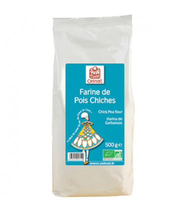 FARINE DE POIS CHICHES CELNAT 500G