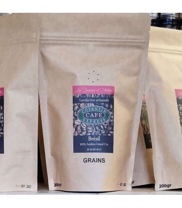 CAFÉ CONGO Bio GRAINS SACHET 200G