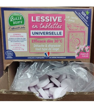 LESSIVE UNIVERSELLE FLEURI TABLETTES 140g