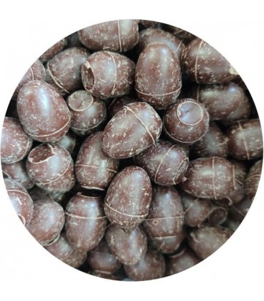 OEUFS PÂQUES CHOCOLAT NOIR 57% PRALINÉS SACHET 95G