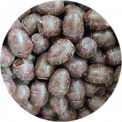 OEUFS PÂQUES CHOCOLAT NOIR 57%  PRALINÉS 100g