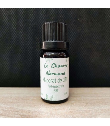 HUILE Bio CBD 5% 10ML LE CHANVRE NORMAND