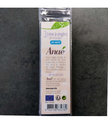 LIME À ONGLES VERRE ÉTUI BOIS ANAÉ