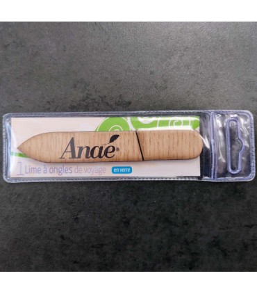 LIME À ONGLES VERRE ÉTUI BOIS ANAÉ