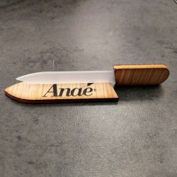 LIME À ONGLES VERRE ÉTUI BOIS ANAÉ