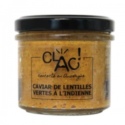 CAVIAR DE LENTILLES VERTES À L'INDIENNE 100G