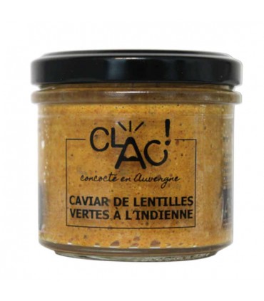 CAVIAR DE LENTILLES VERTES À L'INDIENNE 100G