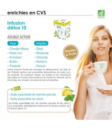 INFUSION DÉTOX 10  30 SACHETS