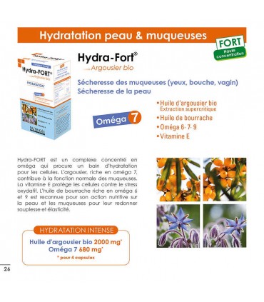 HYDRA - FORT HYDRATATION 60 CAPS