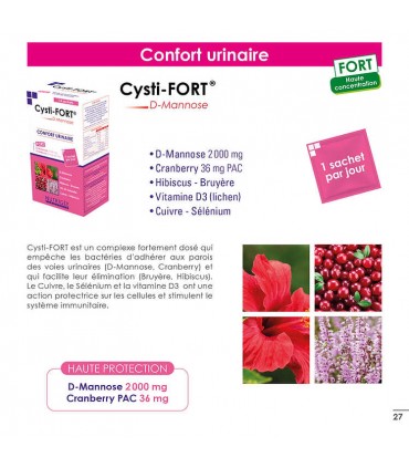 CYSTI - FORT CONFORT URINAIRE 30 COMP