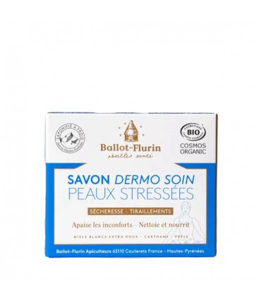 SAVON DERMO SOIN PEAUX STRESSÉES 100G