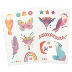 TATOUAGE ÉPHÉMÈRE ENFANT FÉERIE X2 PLANCHES
