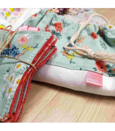 LINGETTE DEMAQUILLANTE COTON 10X10CM