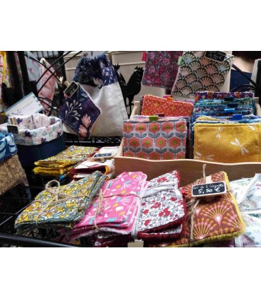 LINGETTE DEMAQUILLANTE COTON 10X10CM