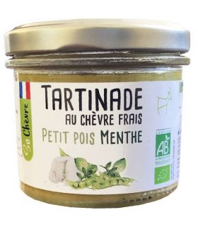 TARTINADE AU CHÈVRE PETIT POIS-MENTHE 90G