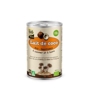 LAIT DE COCO 15% 400ML MAISON DU COCO