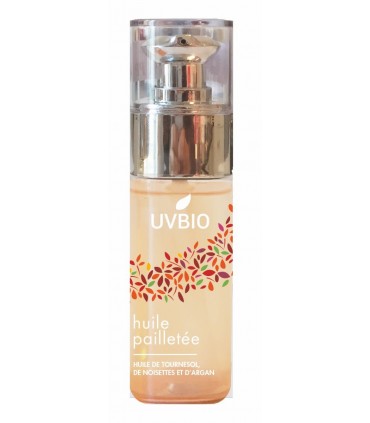 HUILE PAILLETÉE BIO 50ML UVBIO