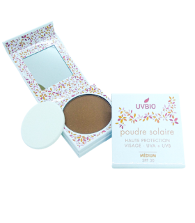 POUDRE SOLAIRE SPF30 10G MÉDIUM UVBIO