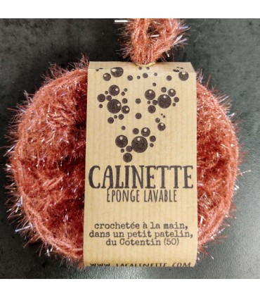 EPONGE ROUGE ARGILE  LA CALINETTE
